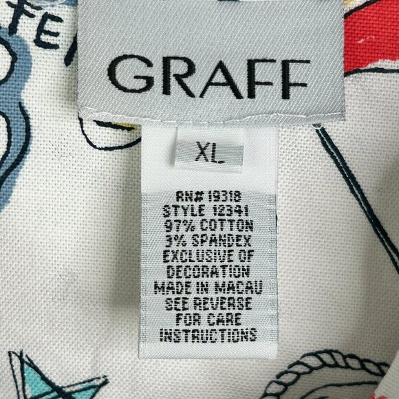 Graff Women's Button Up Beach Style Jacket Size XL - Picture 3 of 9